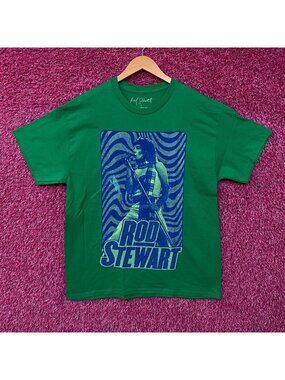 Rod Stewart Vintage Style Rock Band T-Shirt Large